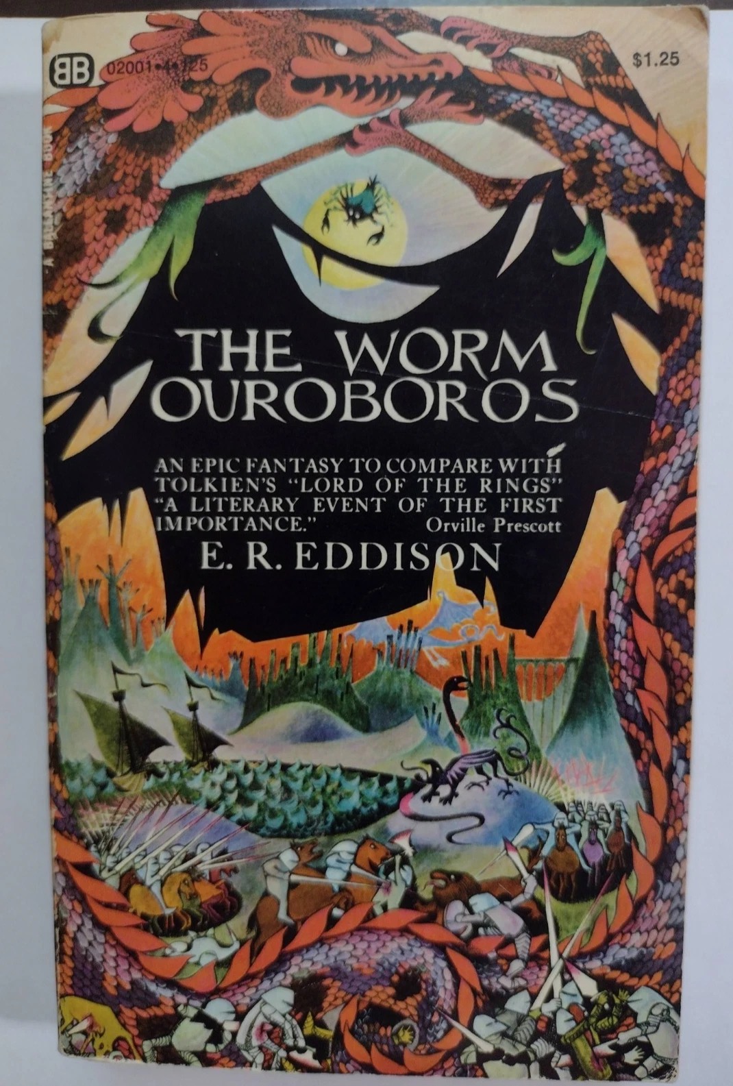 The Worm Ouroboros book cover